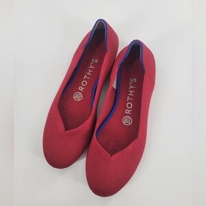 Rothy's Scooter Dark Red Retired Size 6.5‎